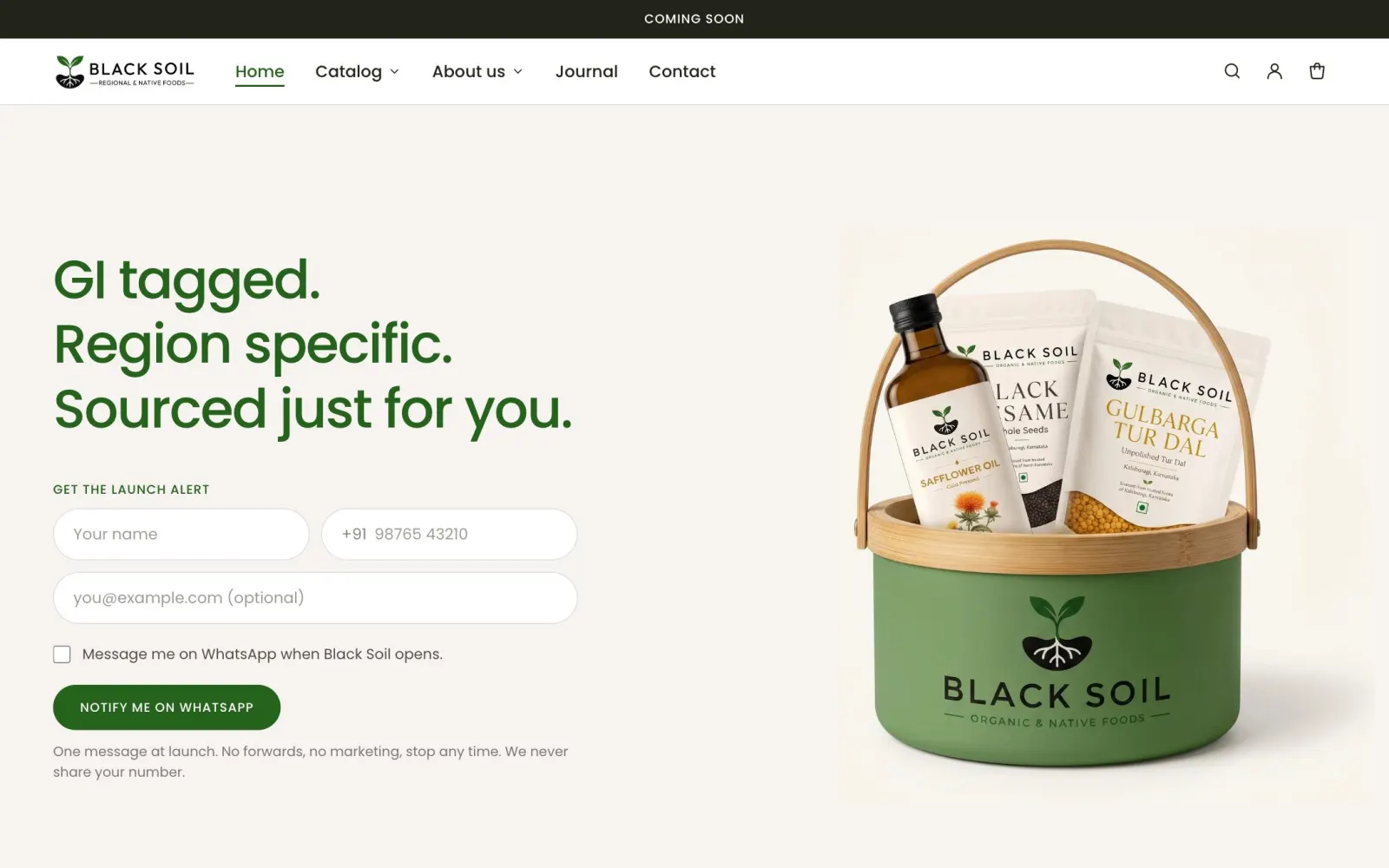 The Black Soil website